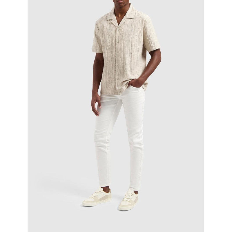 Wrinkled Short Sleeve Shirt - Sand