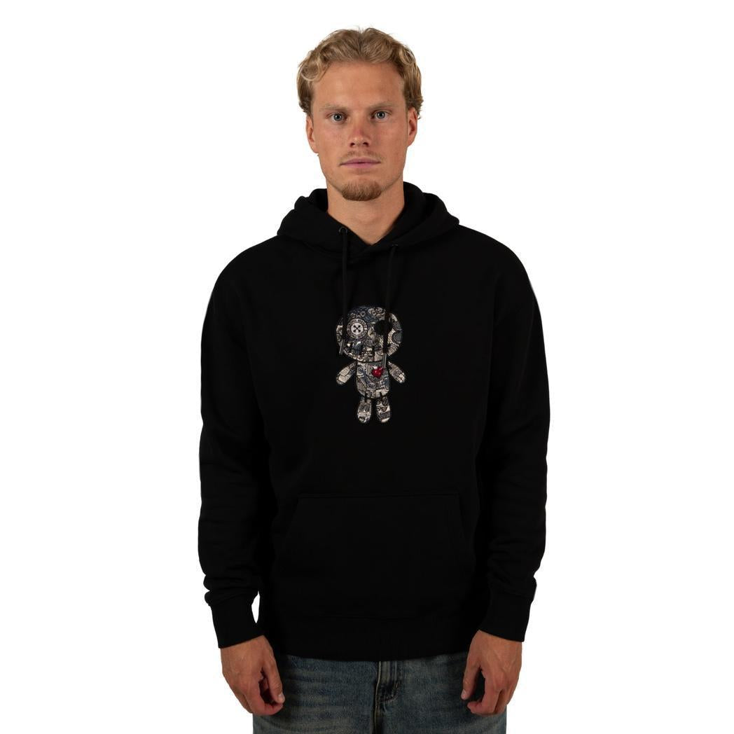 Wrong Friends Ennis Hoodie WF1185 Black-wrong friends-Mansion Clothing