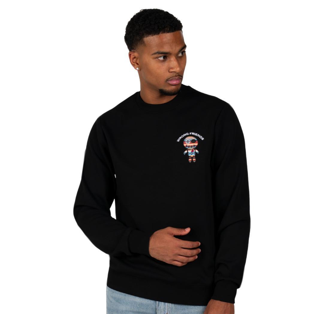 Wrong Friends San Benito Sweater WF1208 Black-wrong friends-Mansion Clothing