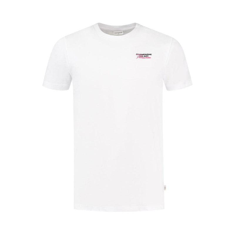 Champagne All Day T-shirt-Purewhite-Mansion Clothing