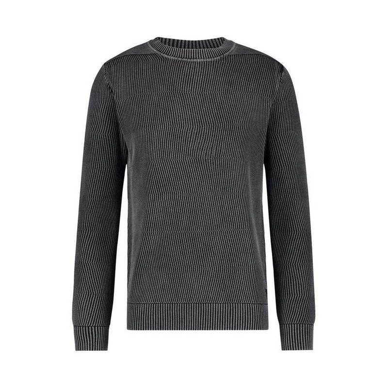 Crewneck - Black-Purewhite-Mansion Clothing