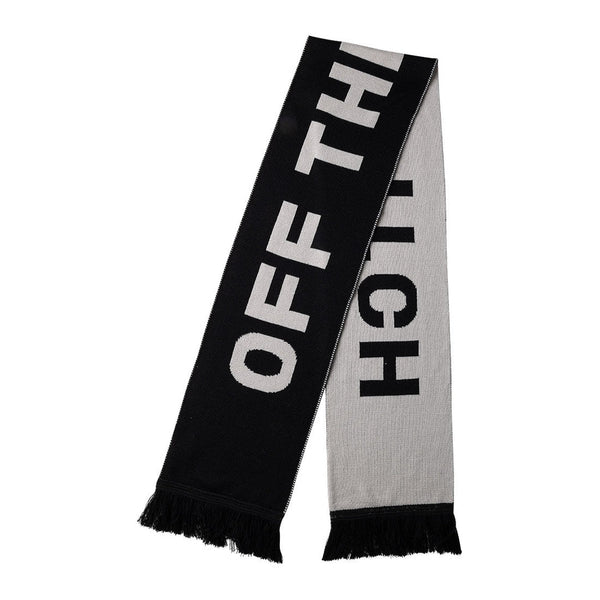 Double Faced Wool-Blend Scarf