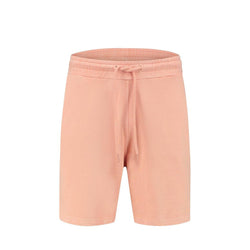 Garment Dye Faded Script Shorts-Purewhite-Mansion Clothing