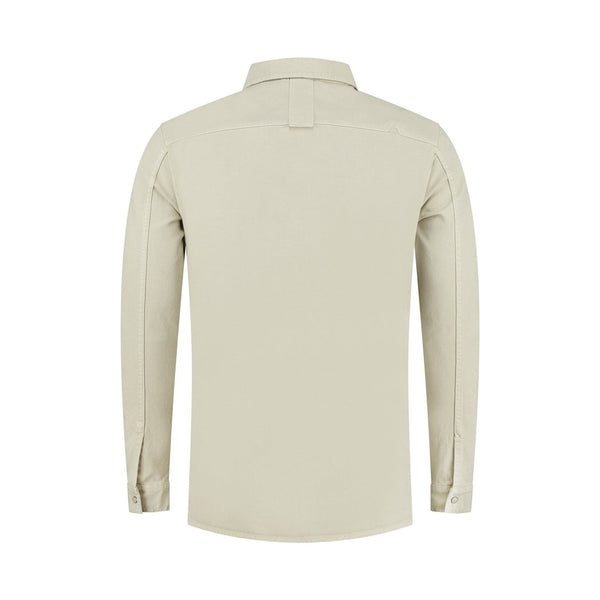 Heavy Twill Shirt-Purewhite-Mansion Clothing