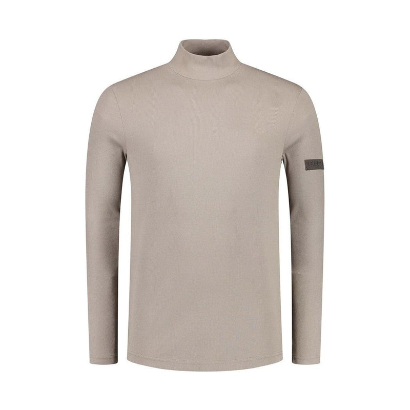 Ribbed Mockneck