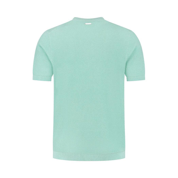 Textured Short Sleeve Knit T-Shirt