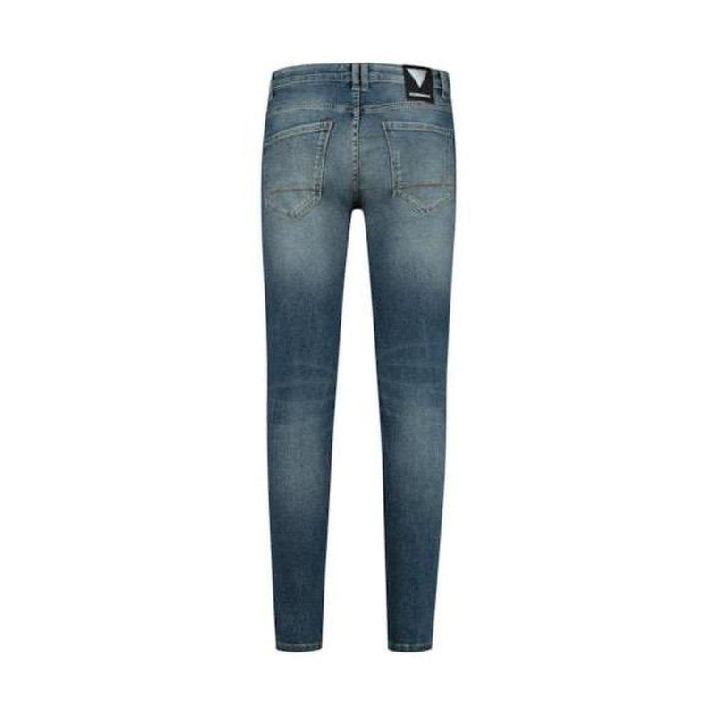 The Dylan 837 - Denim Mid Blue-Purewhite-Mansion Clothing